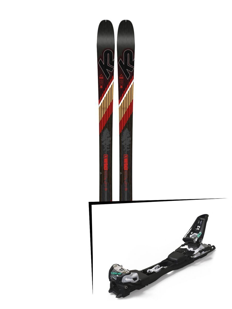 Set: K2 SKI Wayback 80 2019 + Marker F10 Tour black/white - Bild 1