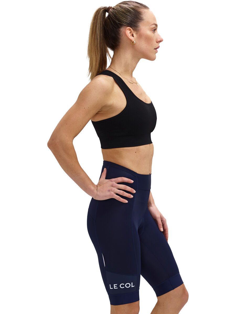 Le Col Womens Sport Waist Shorts, navy - Bild 4