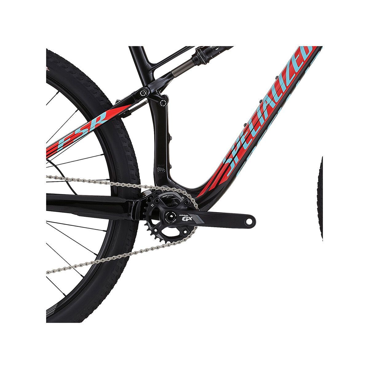 Specialized Epic FSR Comp Carbon 29 World Cup, gloss carbon/rocket red/light blue - Bild 3