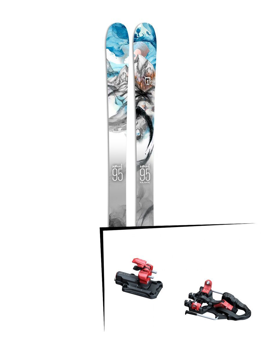 Set: Icelantic Nomad 95 2017 + ATK Raider 12 2.0 (2322438) - Bild 1