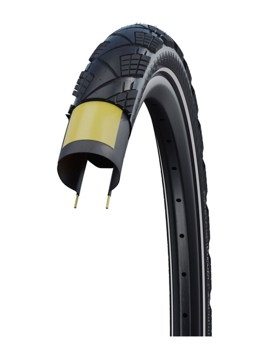 Schwalbe Marathon Efficiency Evo Addix Race Super Race - 28 Zoll, black-reflex - Bild 2