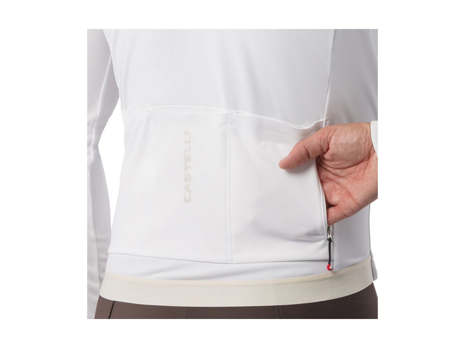 Castelli Espresso Thermal 2 Jersey, ivory - Bild 5