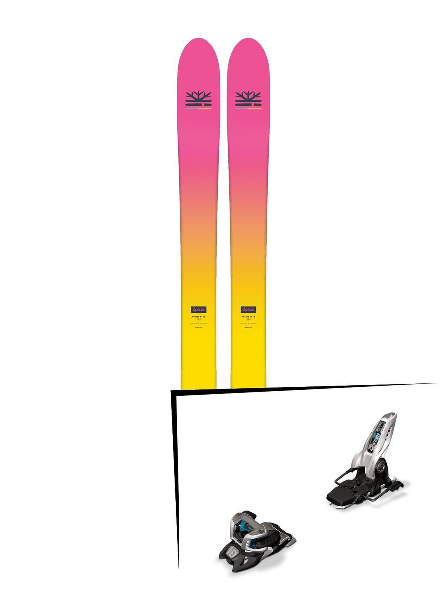 Set: DPS Skis Yvette 112 RP2 Foundation 2018 + Marker Griffon 13 ID white - Bild 1