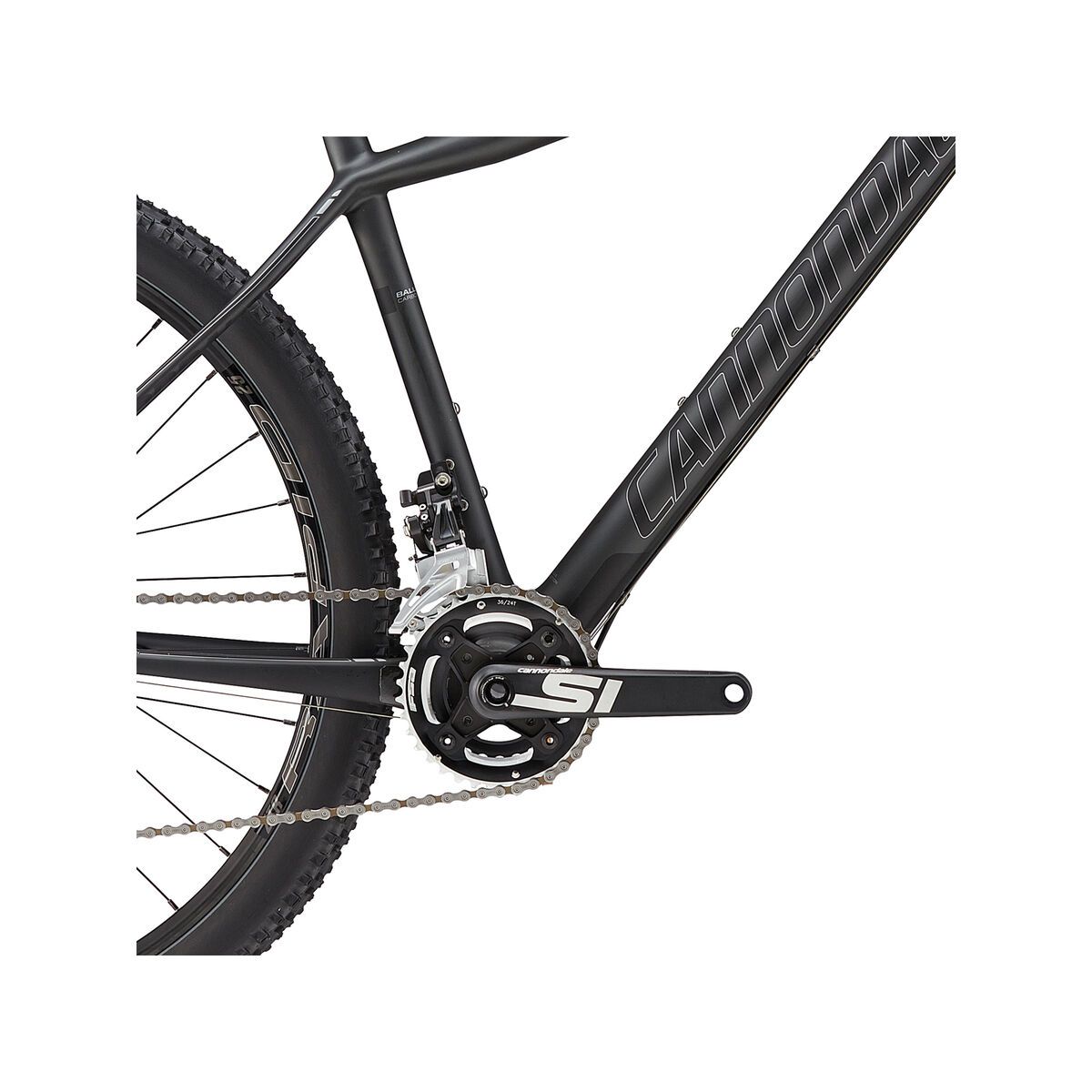 Cannondale F-SI Carbon 4 27.5, nearly black w/ silver and jet black, matte - Bild 3