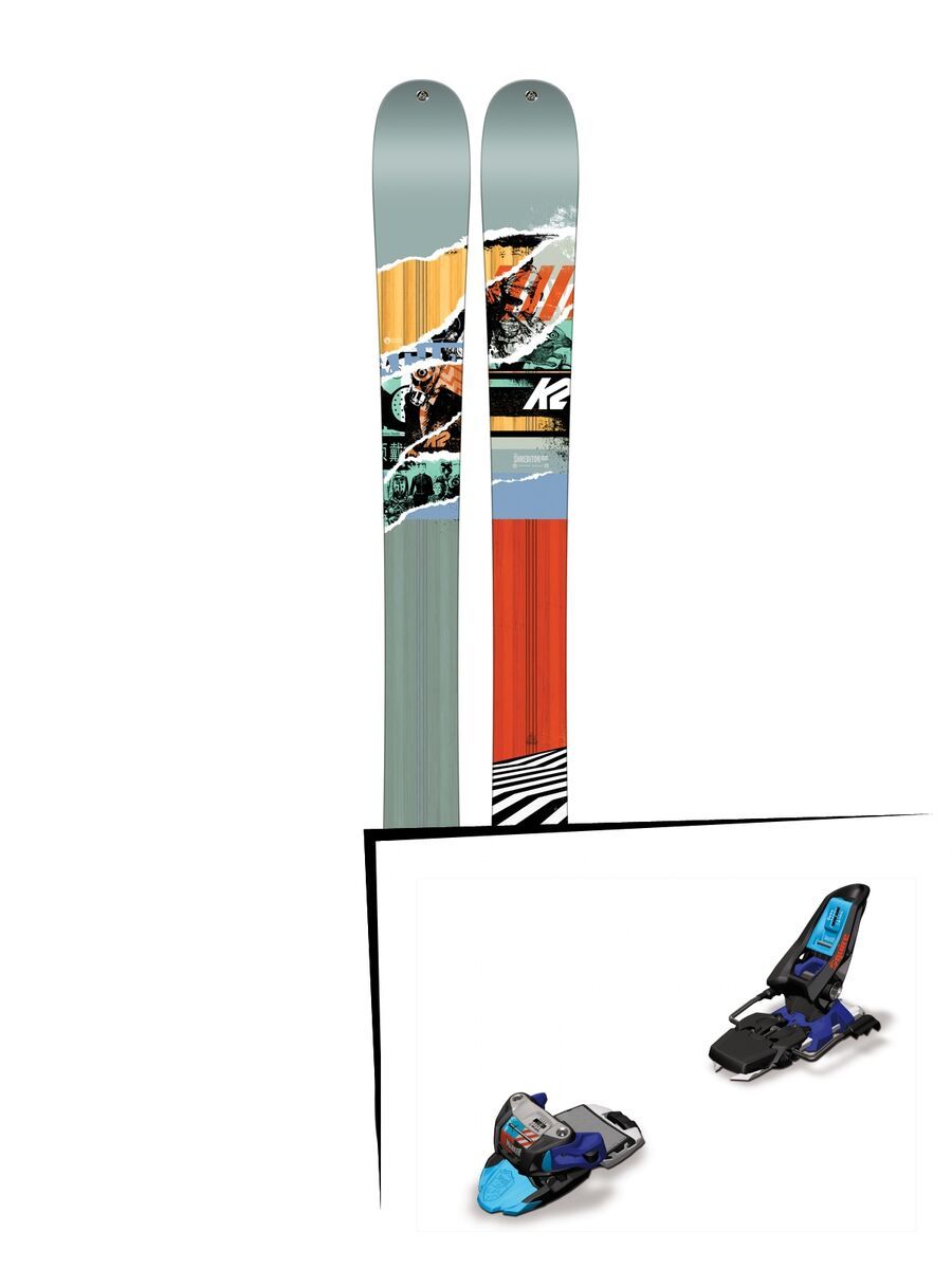 K2 SKI Set: Shreditor 100 JR 2016 + Marker Squire 11 - Bild 1