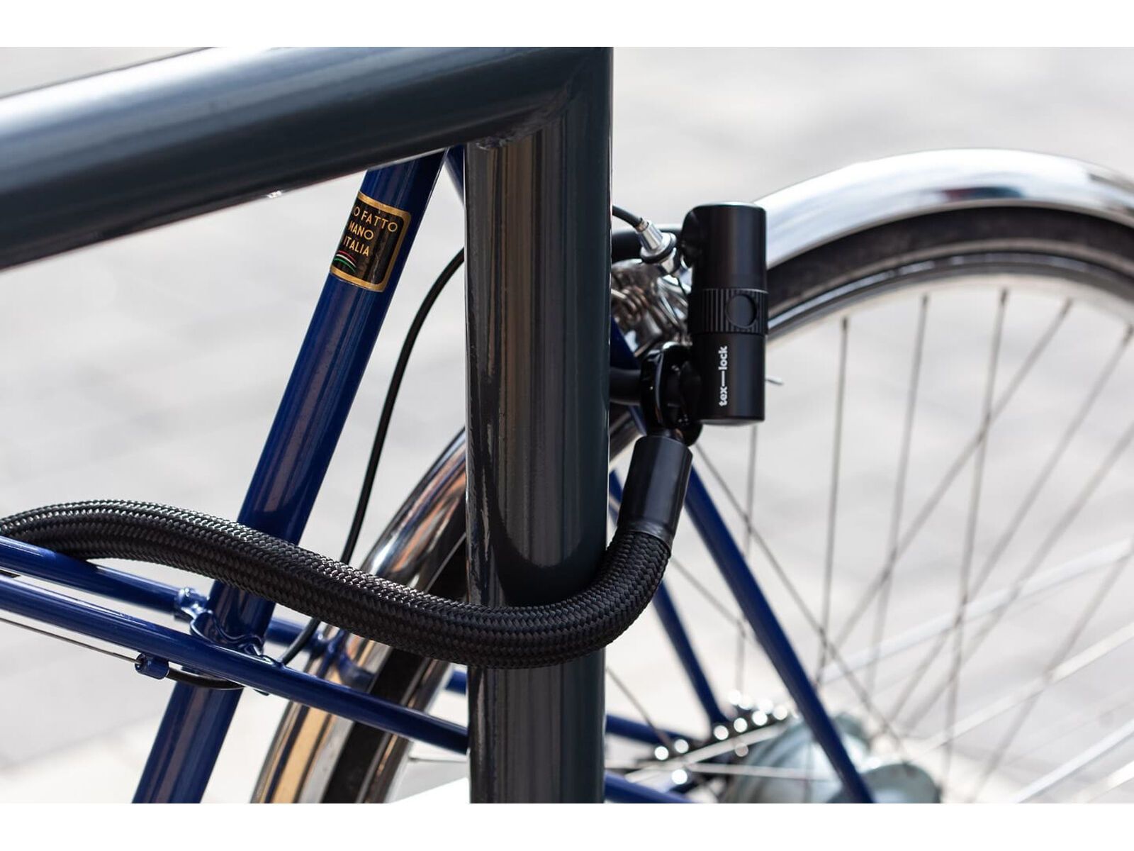 Tex-Lock Eyelet M 120 cm + U-Lock, black - Bild 12