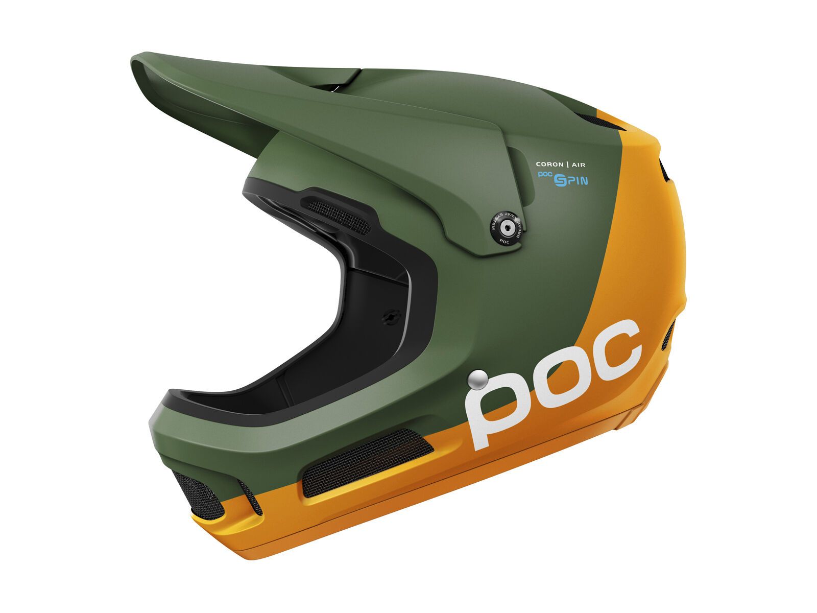 POC Coron Air SPIN, septane green/zink orange - Bild 1