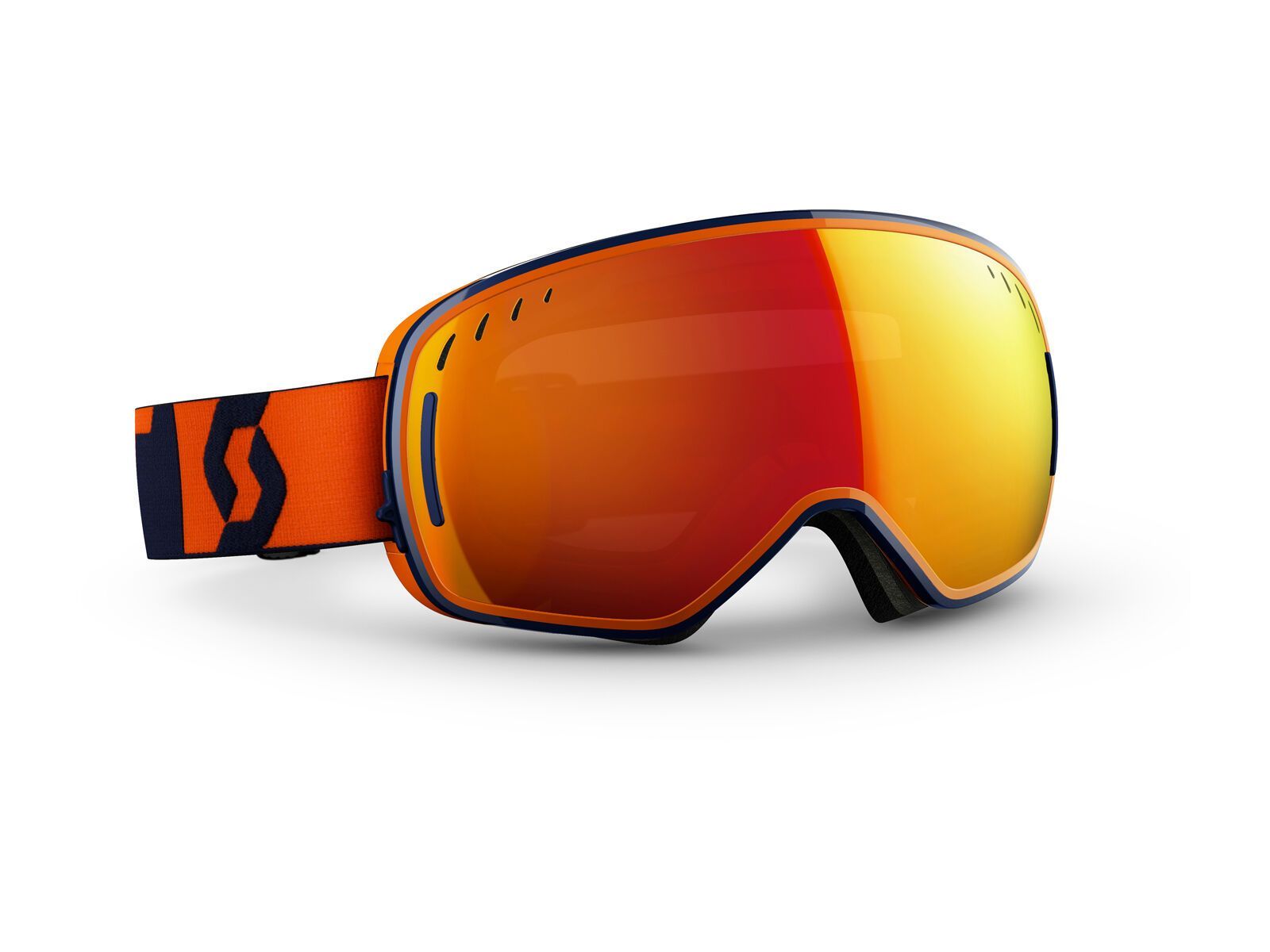 Scott LCG + Spare Lens, blue orange/red chrome - Bild 1