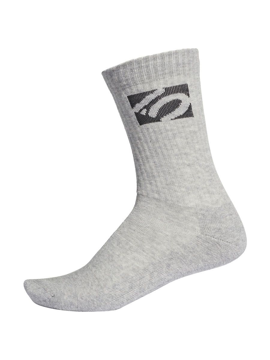 Five Ten Performance Half-Cushioned Crew Socks, medium grey heather - Bild 1
