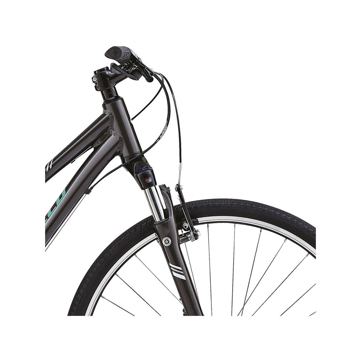 Specialized Ariel Step Through, gloss charcoal/white/silver/emerald - Bild 5