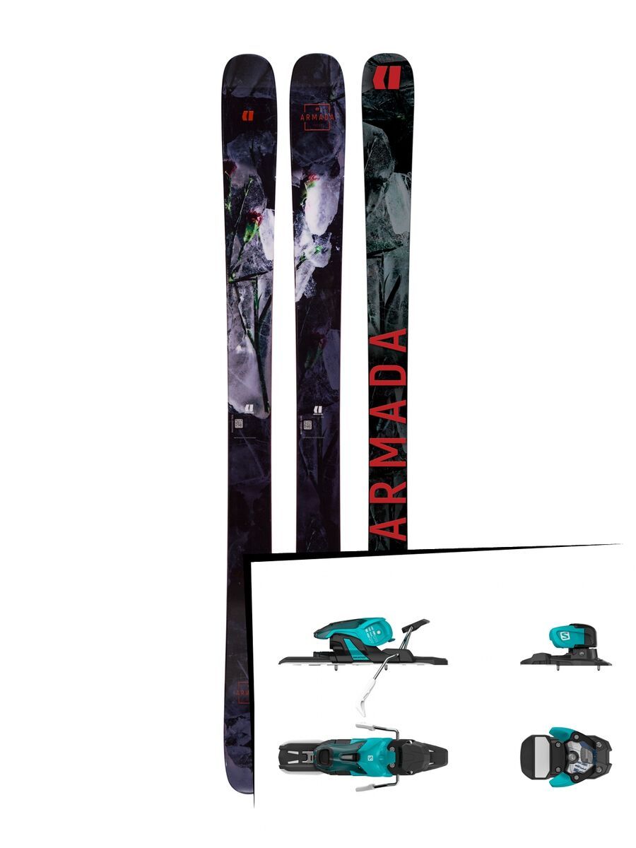 Set: Armada Arw 96 2019 + Salomon Warden 11 turquoise/black - Bild 1