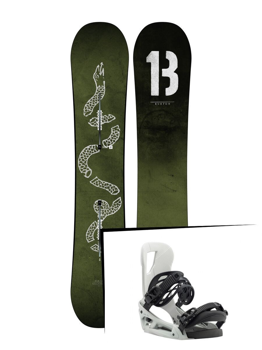 Set: Burton Descendant 2019 + Burton Cartel EST primed - Bild 1