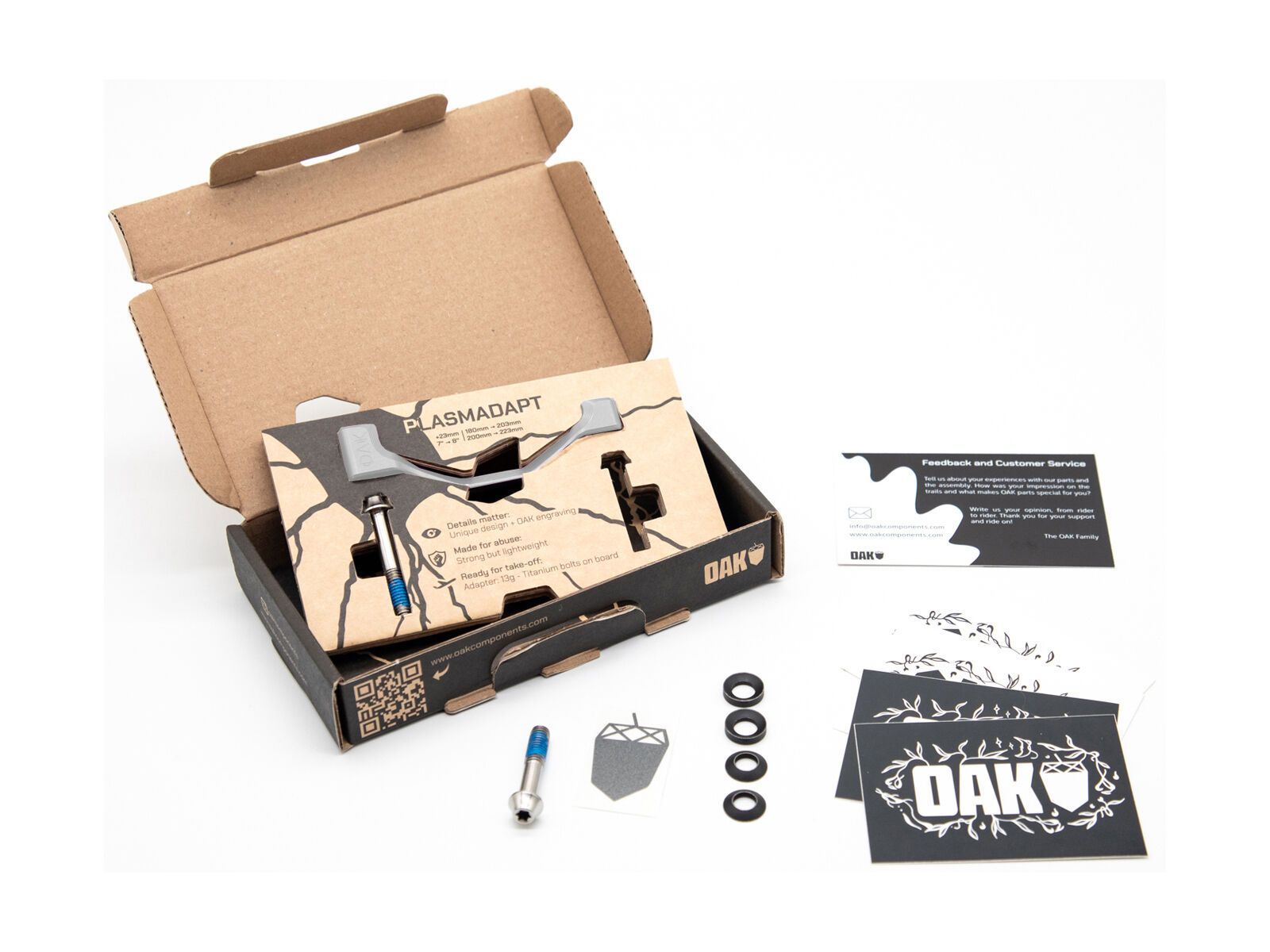 OAK Components Plasmadapt Bremsadapter PM +23 mm, kashgold - Bild 7