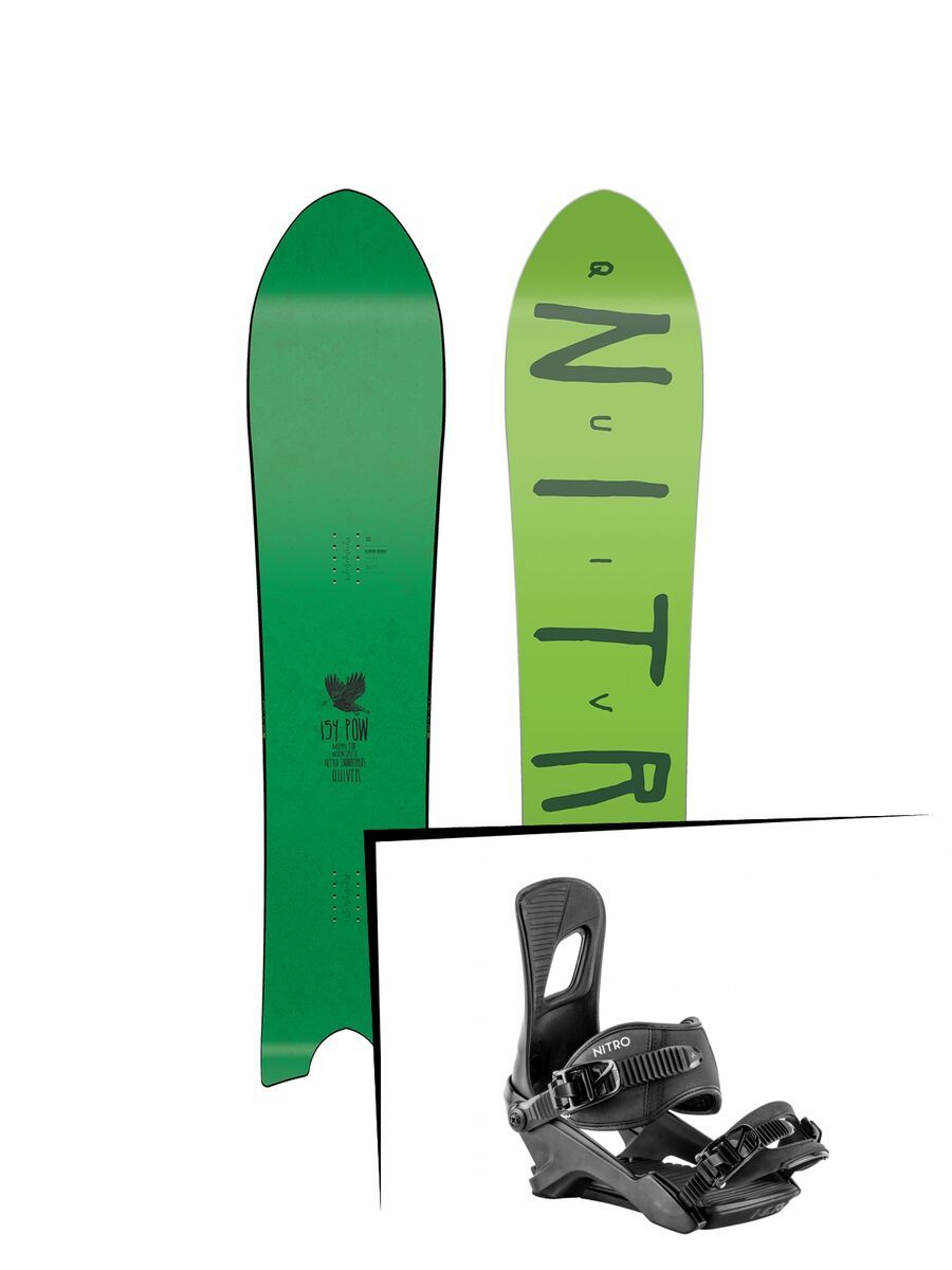Set: Nitro Quiver Pow 2019 + Nitro Rambler dark night - Bild 1