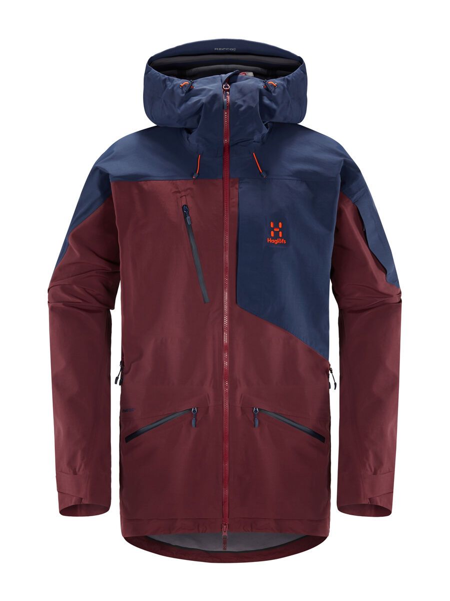 Haglöfs Nengal 3L Proof Parka Men, aubergine/tarn blue - Bild 1