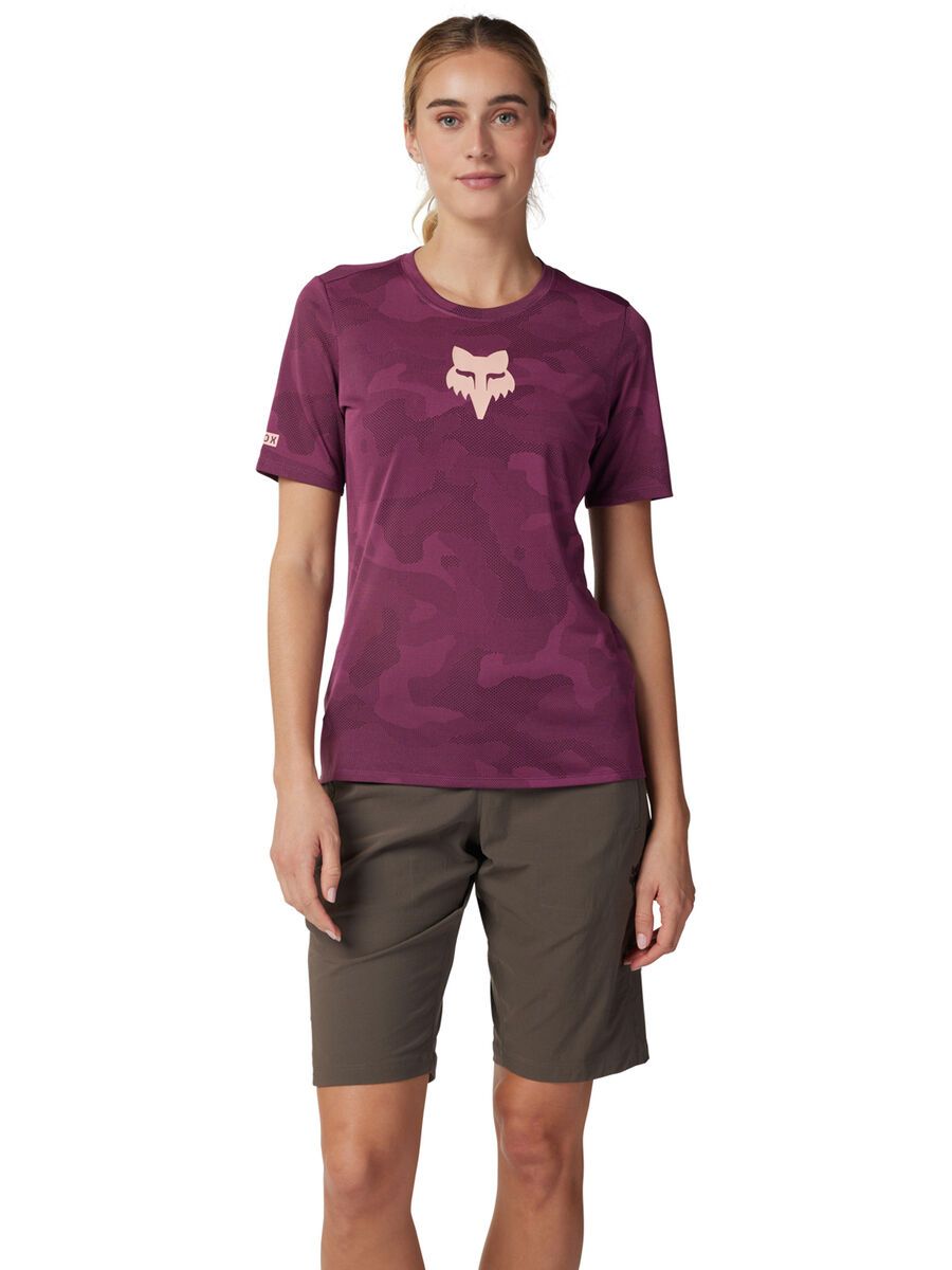 Fox Womens Ranger TruDri SS Jersey, sangria - Bild 3