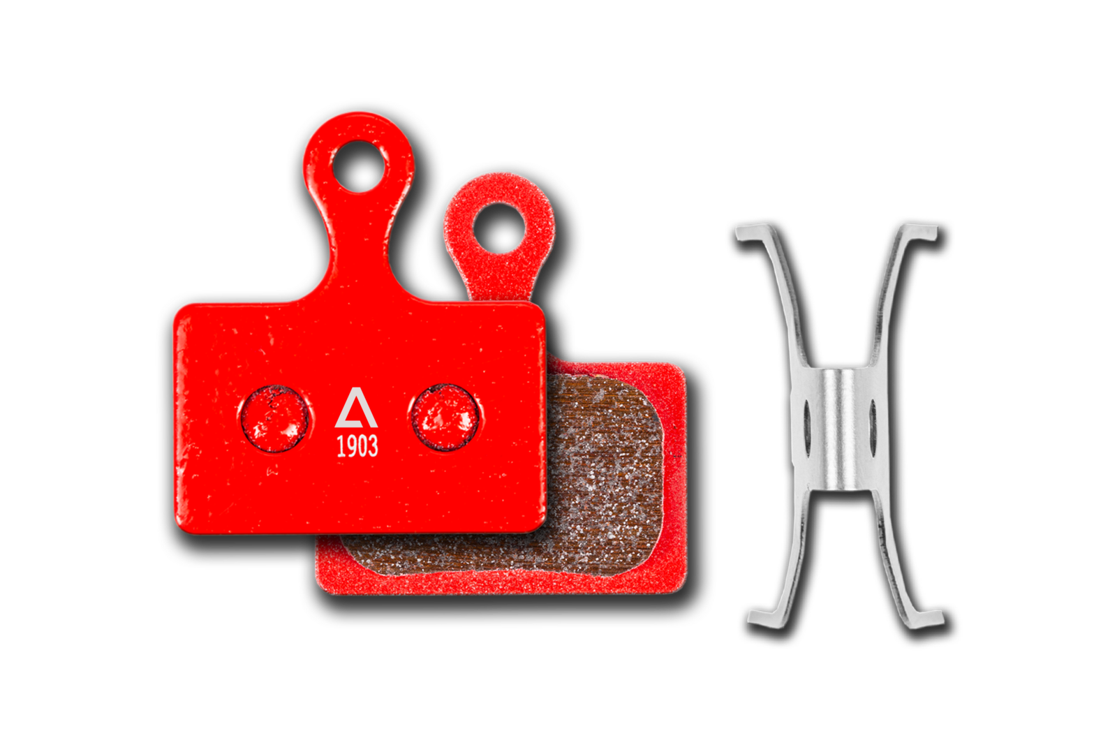 Cube Acid Scheibenbremsbelag Shimano Dura-Ace, Ultegra, 105, Tiagra, GRX - gesintert, red - Bild 1