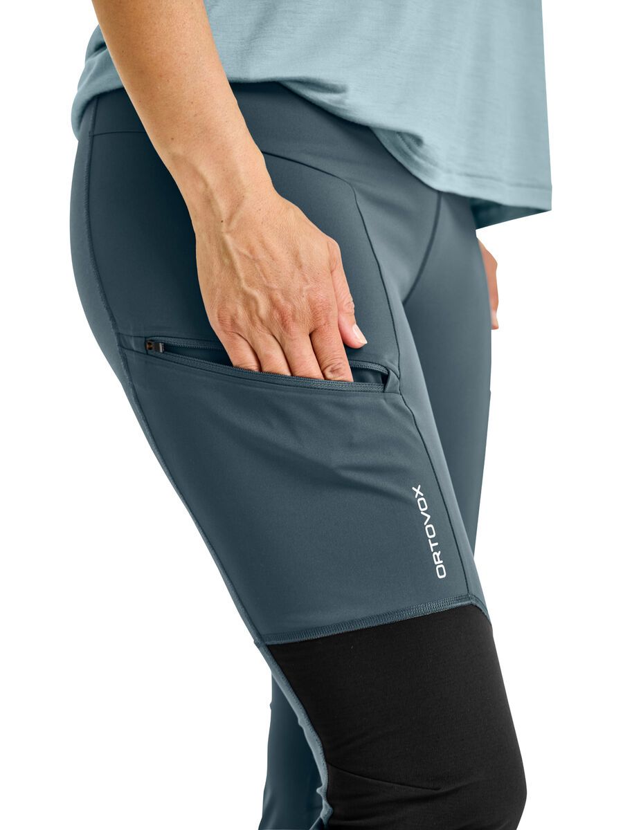 Ortovox Merino Shield Tec Seceda Tights W, black raven - Bild 4