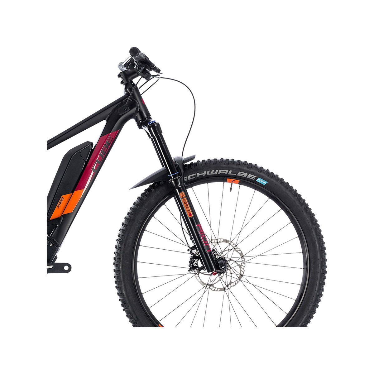 Cube Sting Hybrid 140 Race 500 27.5, black´n´berry - Bild 7