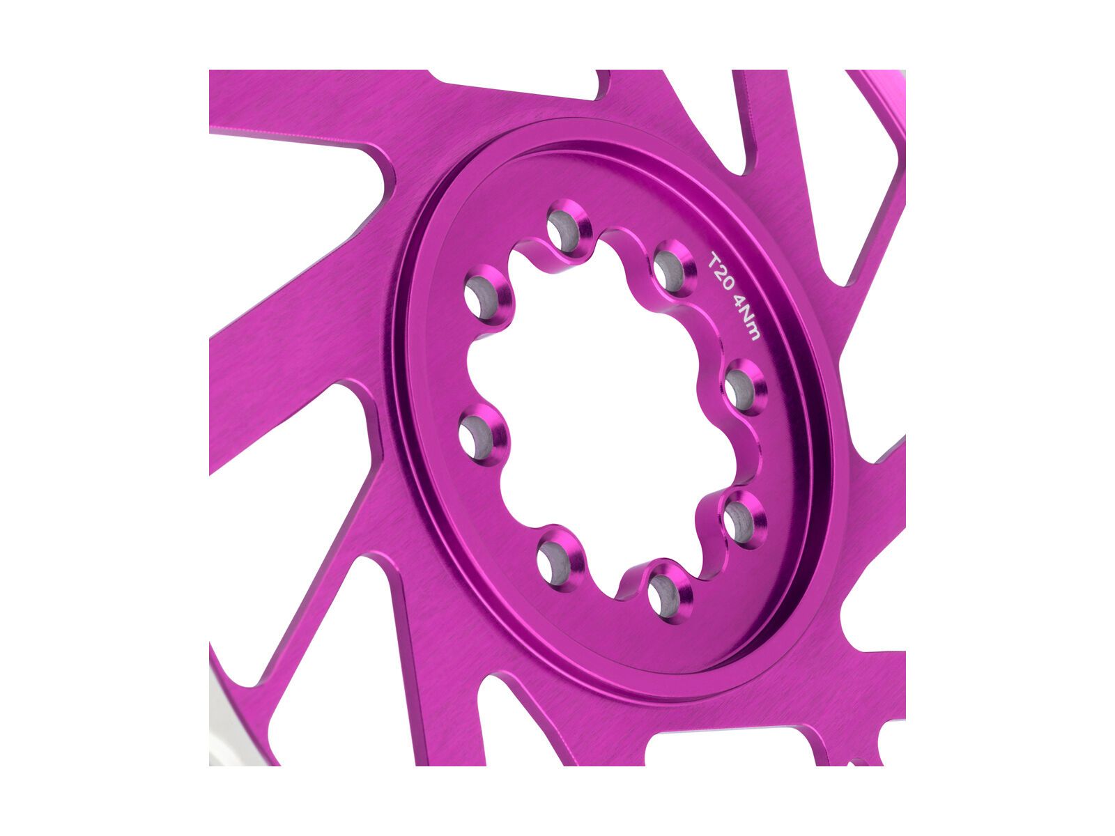 Burgtec 3 mm Offset Thick Thin Chainring SRAM 8-Bolt, purple rain - Bild 15
