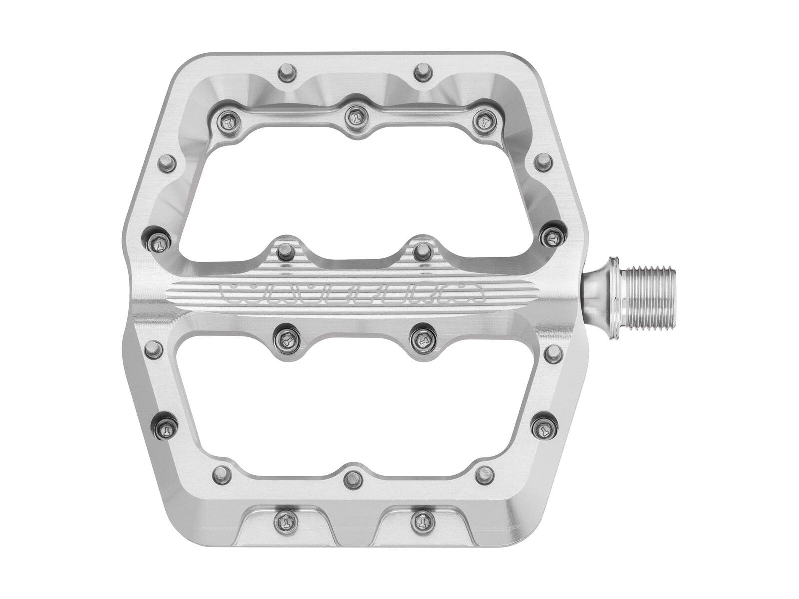 Wolf Tooth Waveform Aluminium Pedals - Small silver PDL-WF-SM-SIL