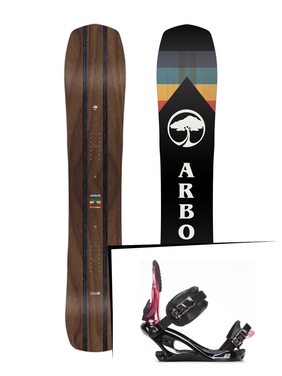 Set: Arbor A-Frame 2019 + K2 Yeah Yeah black - Bild 1