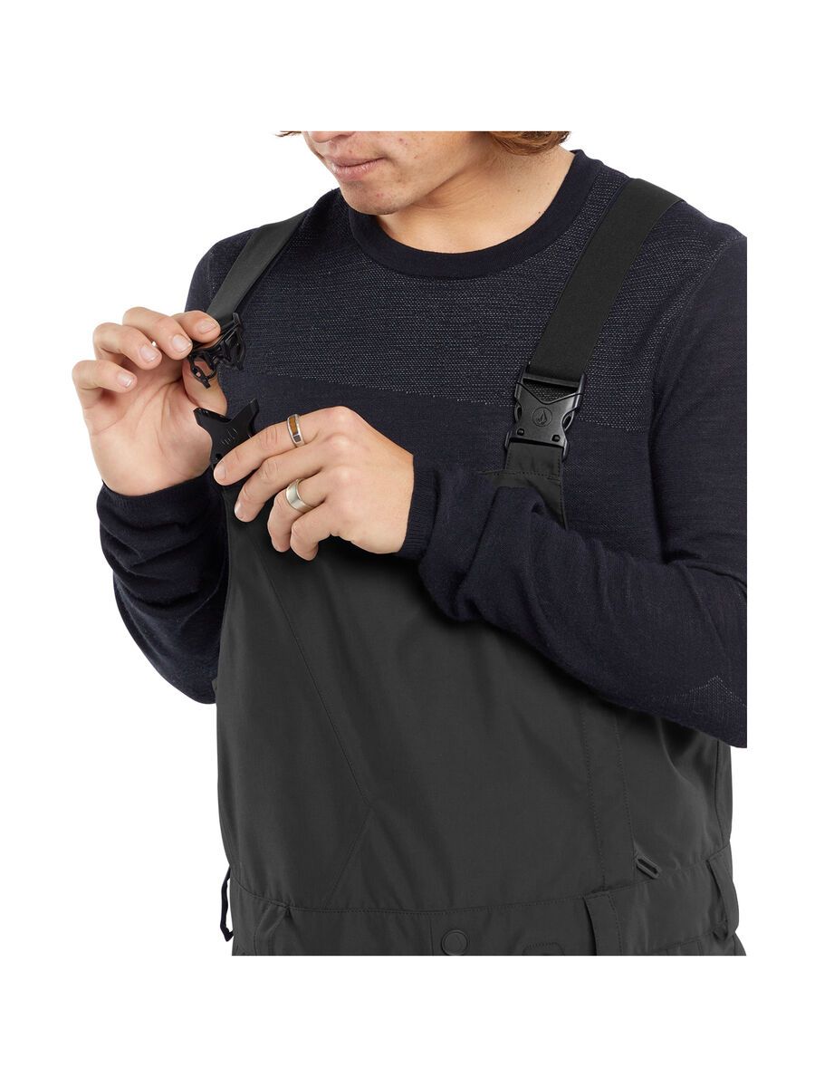 Volcom V.CO Sparta Bib Overall, black - Bild 3