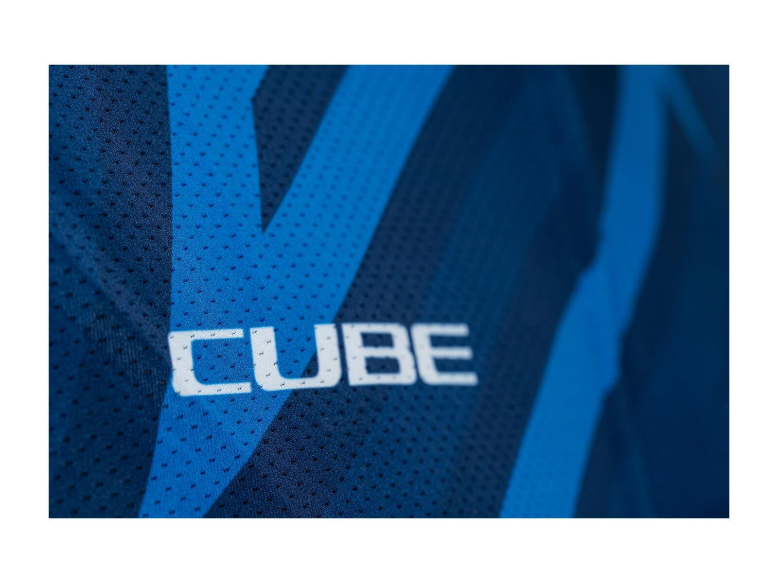 Cube ATX Trikot Full Zip CMPT kurzarm, blue - Bild 5
