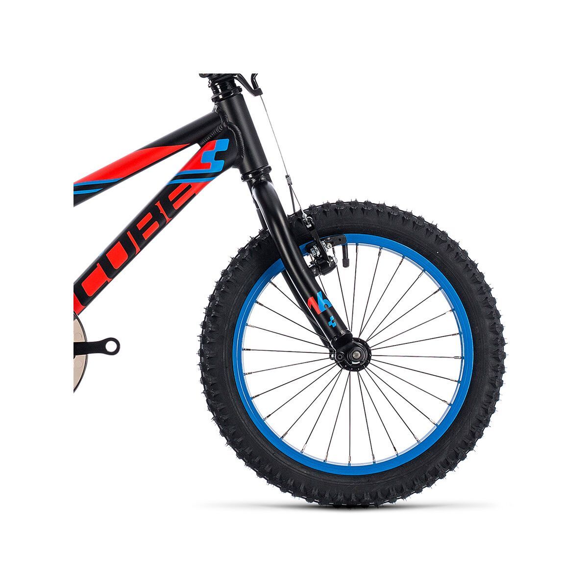 Cube Kid 160, black´n´flashred´n´blue - Bild 3