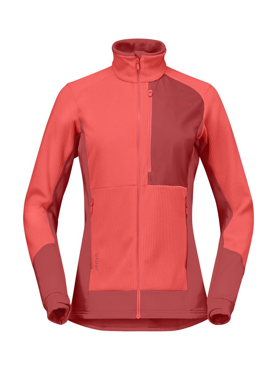 Norrona lofoten warm2 Jacket W's, deep sea coral/baked apple - Bild 1