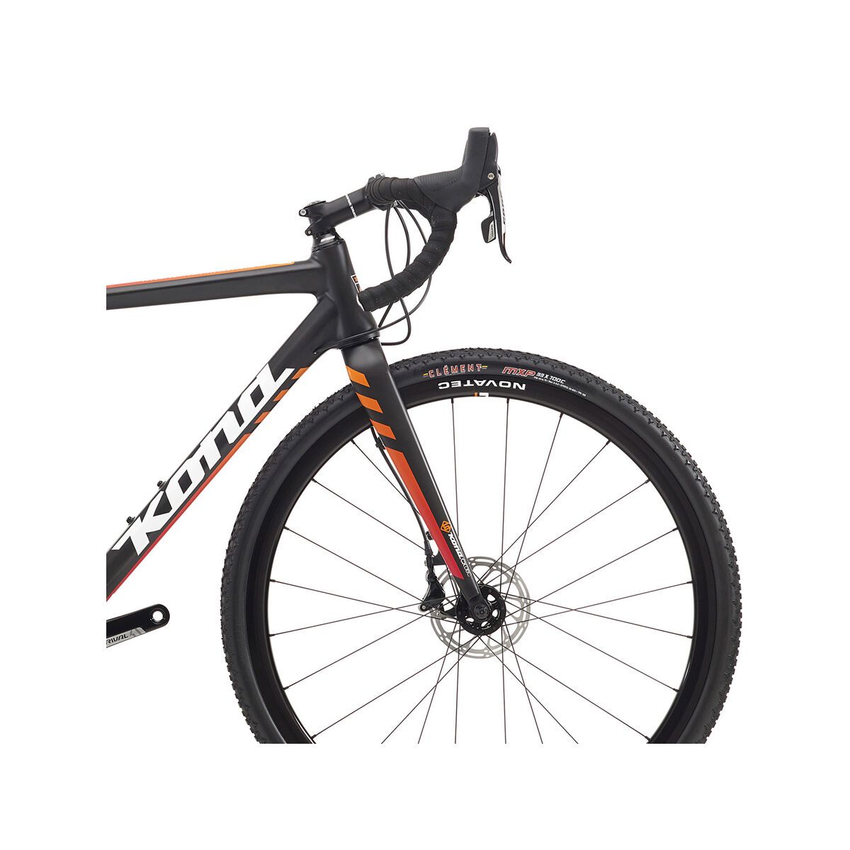Kona Major Jake, matt carbon w/ white & orange-red fade decals - Bild 5