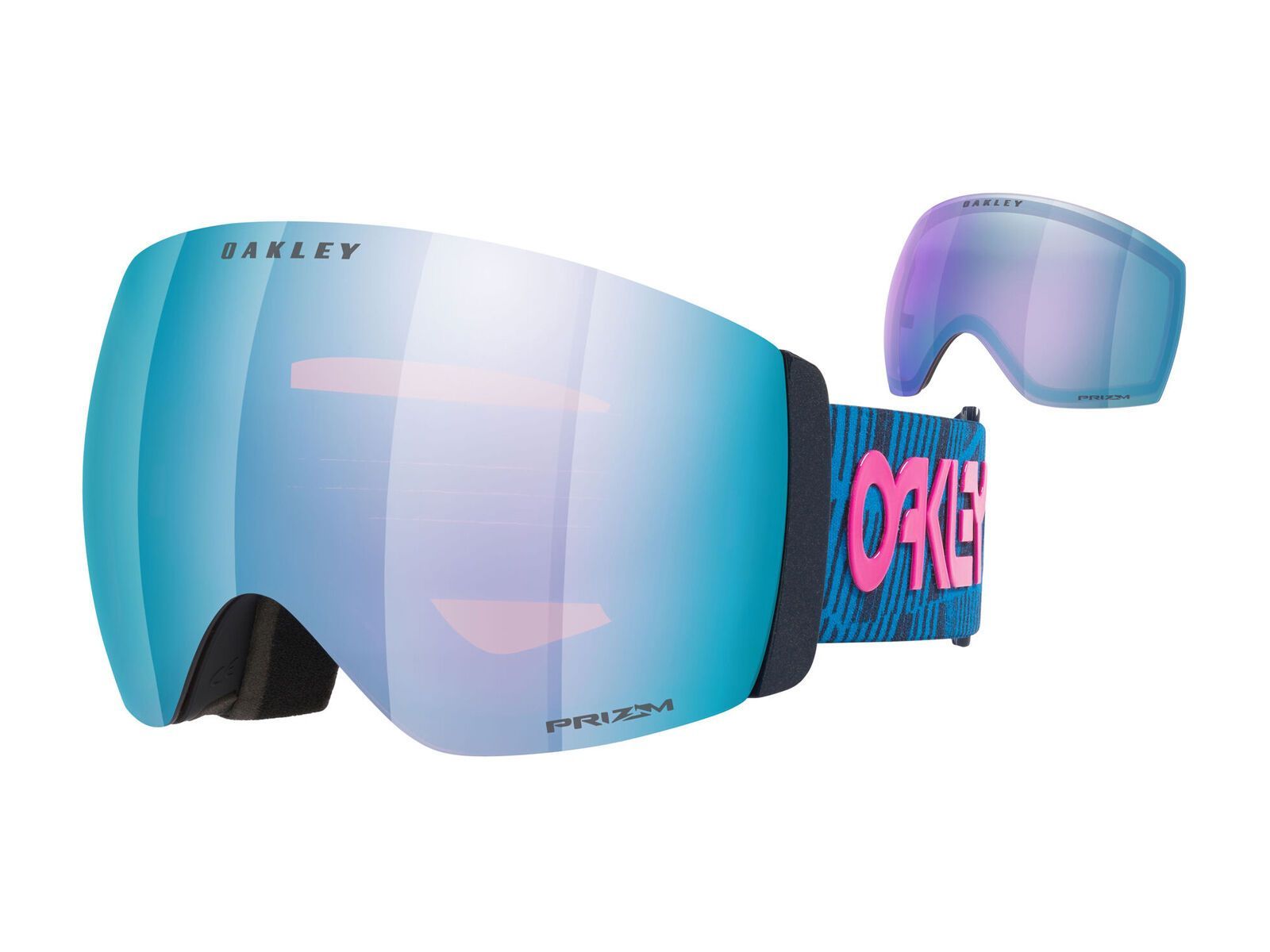 Oakley Flight Deck Pro L, Prizm Snow Sapphire Iridium & Prizm Snow Iced Iridium / blue rips b1b - Bild 1