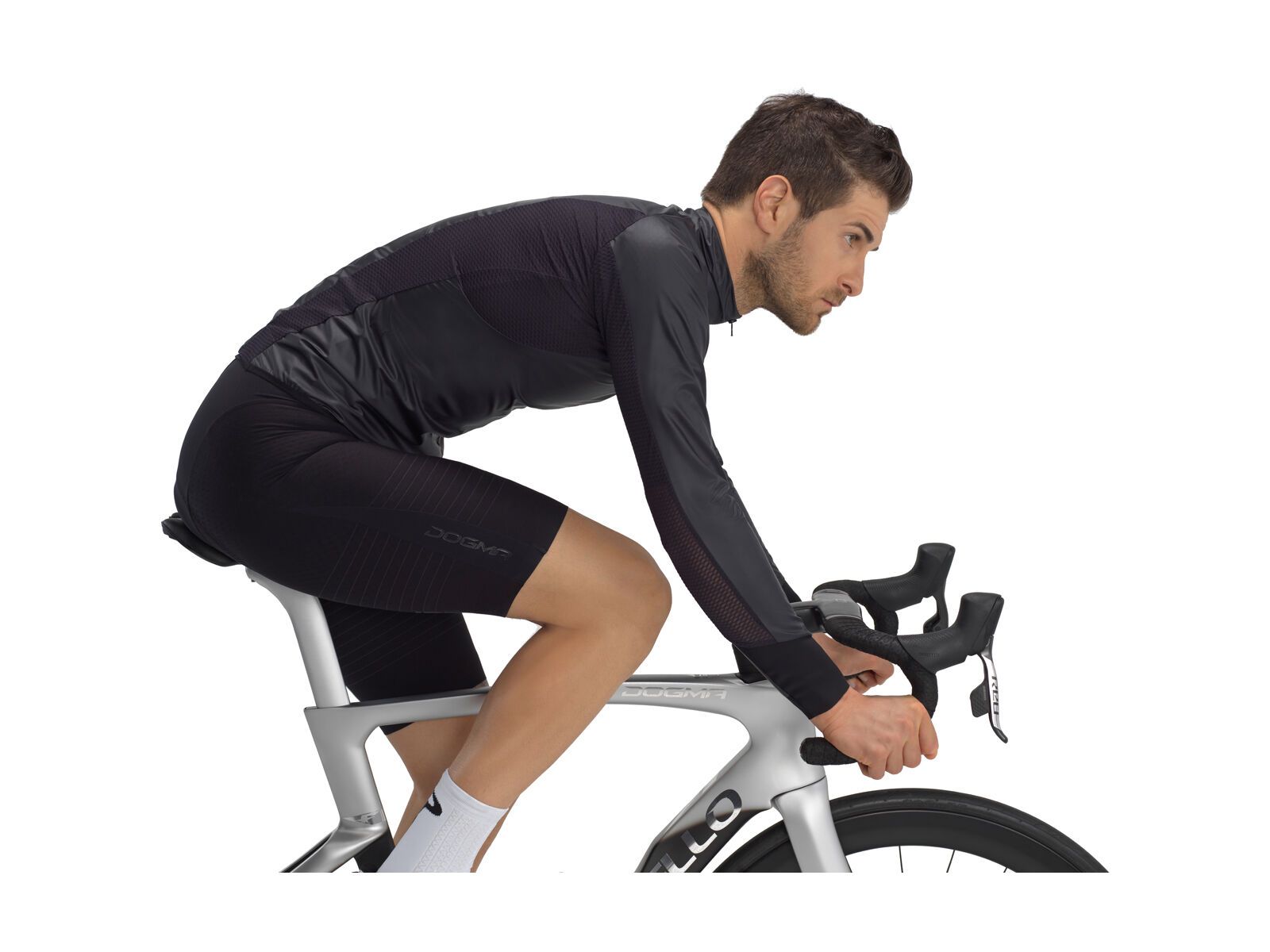 Pinarello Windbreaker Jacket Man, black - Bild 6