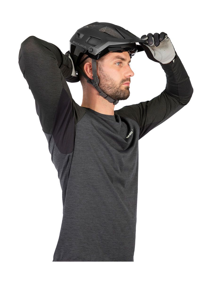 Endura SingleTrack Trikot (Langarm), zinn-grau - Bild 3