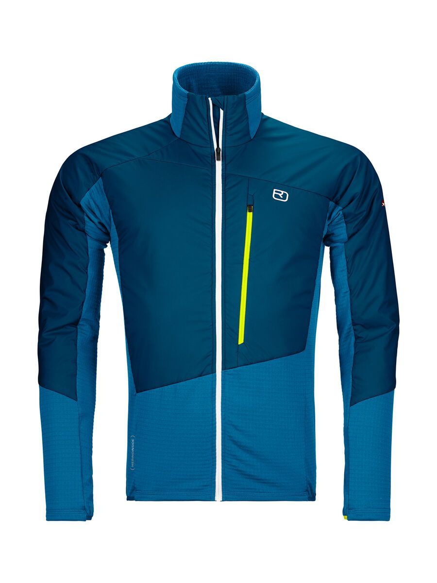 Ortovox Westalpen Swisswool Hybrid Jacket M, petrol blue - Bild 1