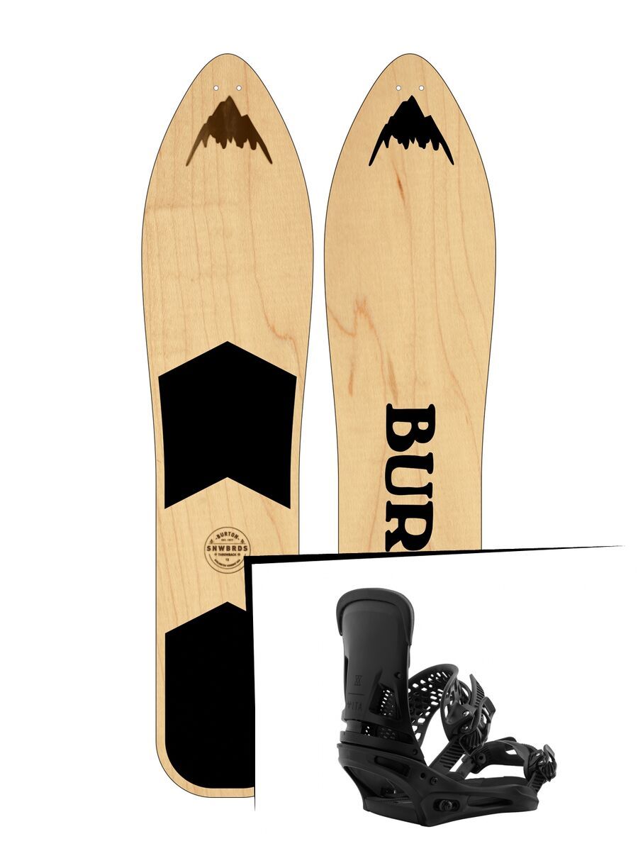 Set: Burton The Throwback 2019 + Burton Malavita brackish - Bild 1
