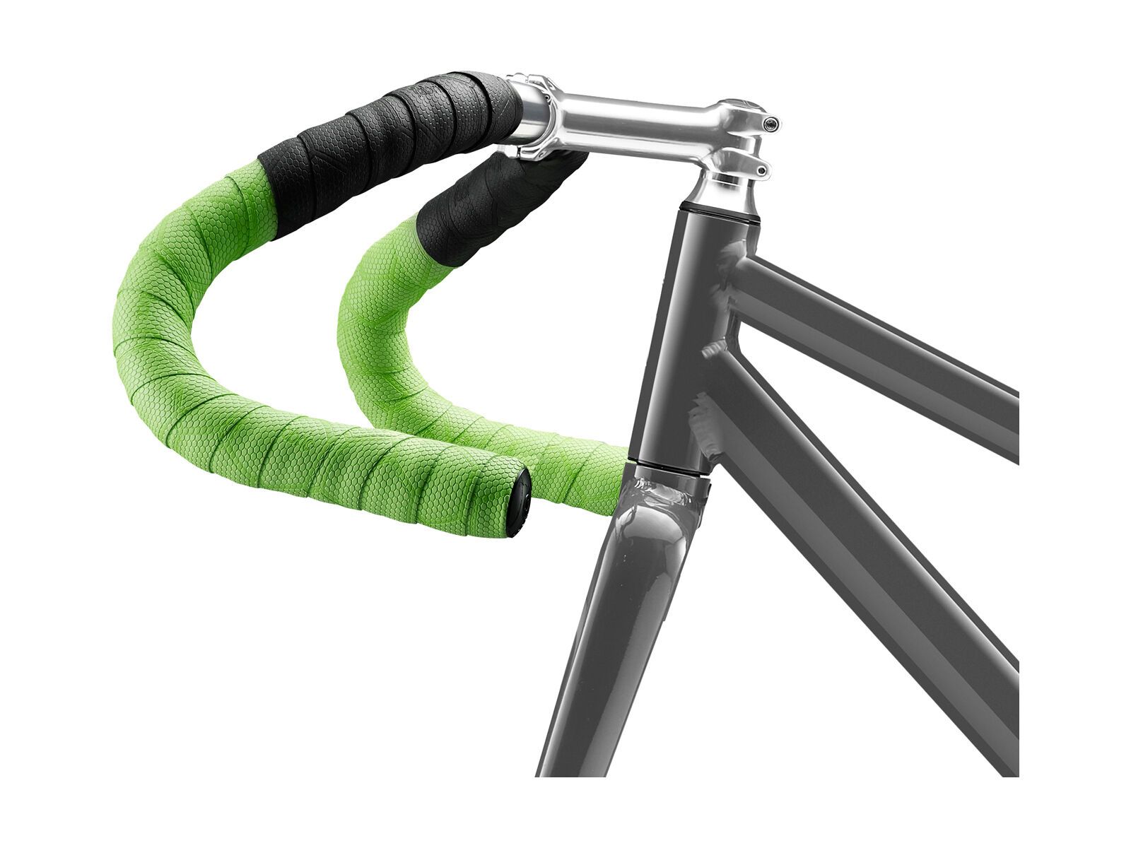 Fabric Hex Duo Bar Tape, black/green - Bild 2