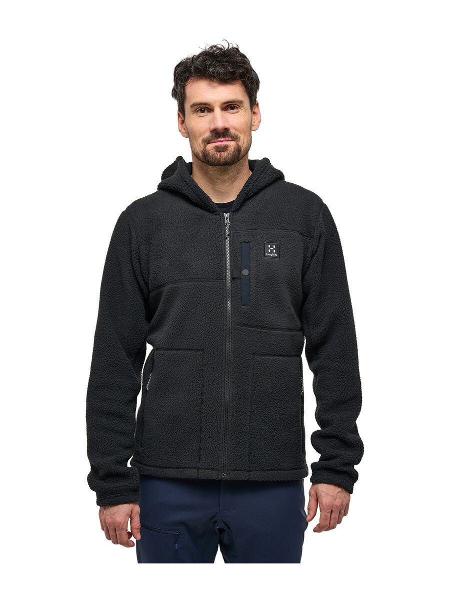 Haglöfs Malung Pile Hood Men, true black - Bild 6