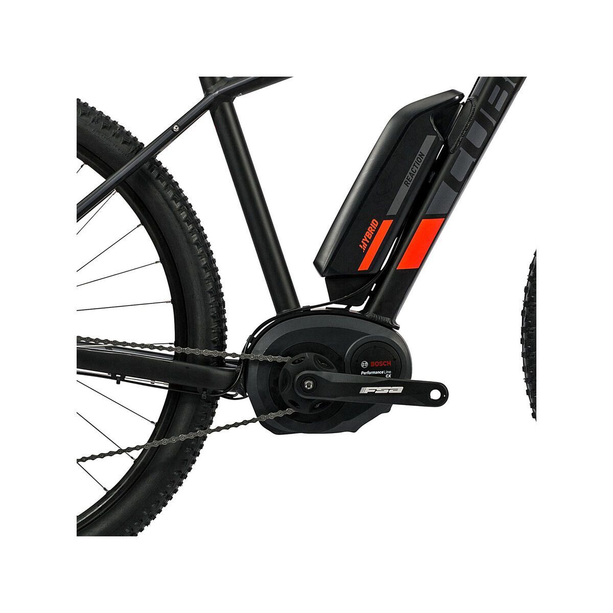 Cube Reaction Hybrid HPA Pro 500 27.5, black´n´flashred - Bild 3