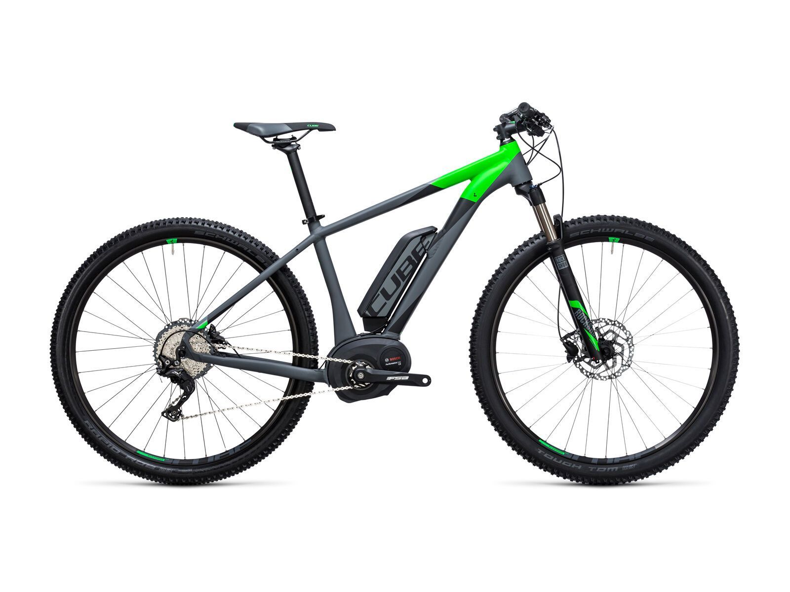 Cube Reaction Hybrid HPA Race 500 29, grey´n´flashgreen - Bild 1