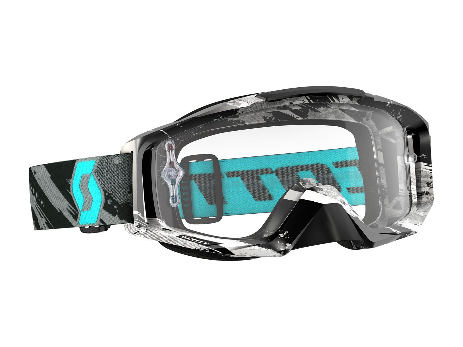 Scott Tyrant, zebra grey/turquoise clear works - Bild 1