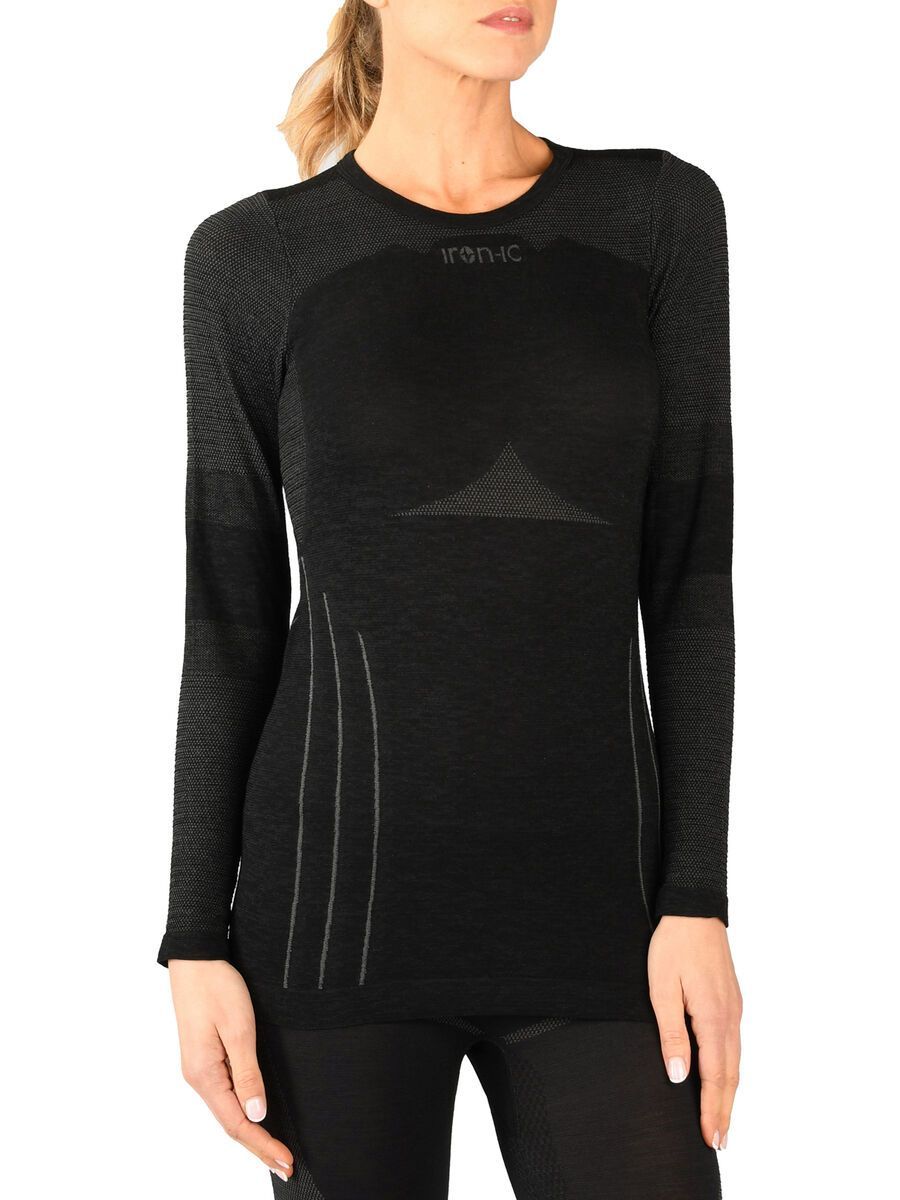 Iron-ic Wool Long-Sleeve T-Shirt Performance - Women, black - Bild 5
