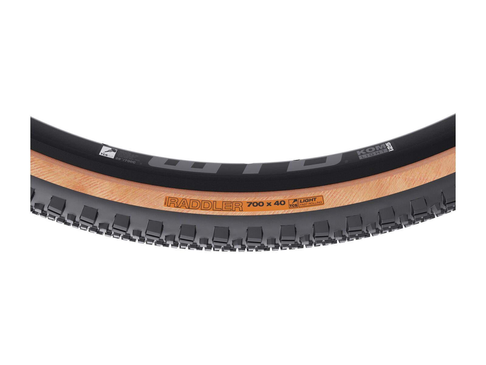 WTB Raddler TCS Light/Fast Rolling - 700C, tanwall - Bild 2