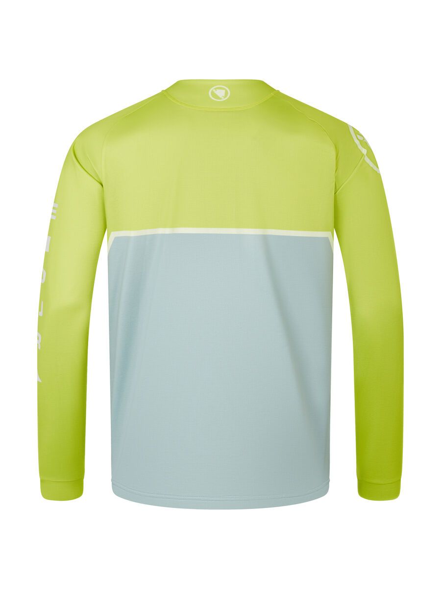 Endura Core Printed Printed T-Shirt (Langarm), lime green - Bild 2