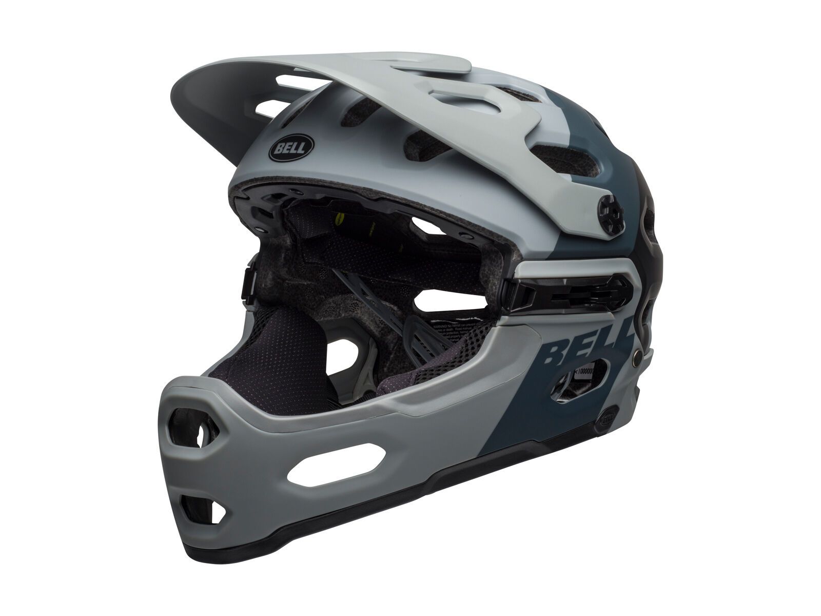 *** 2. Wahl *** Bell Super 3R MIPS Downdraft, gray/gunmetal - Fahrradhelm | Größe S // 52-56 cm - Bild 1