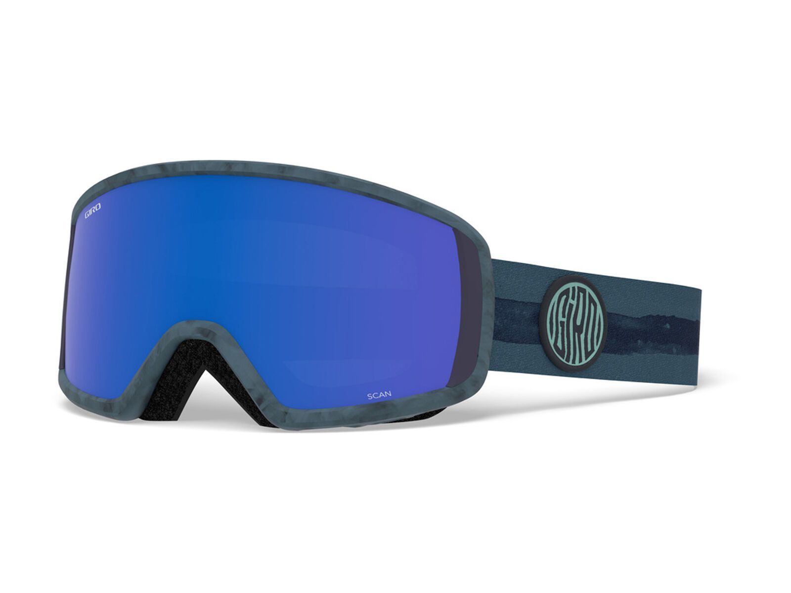 Giro Scan, storm dye line/Lens: grey cobalt - Bild 1