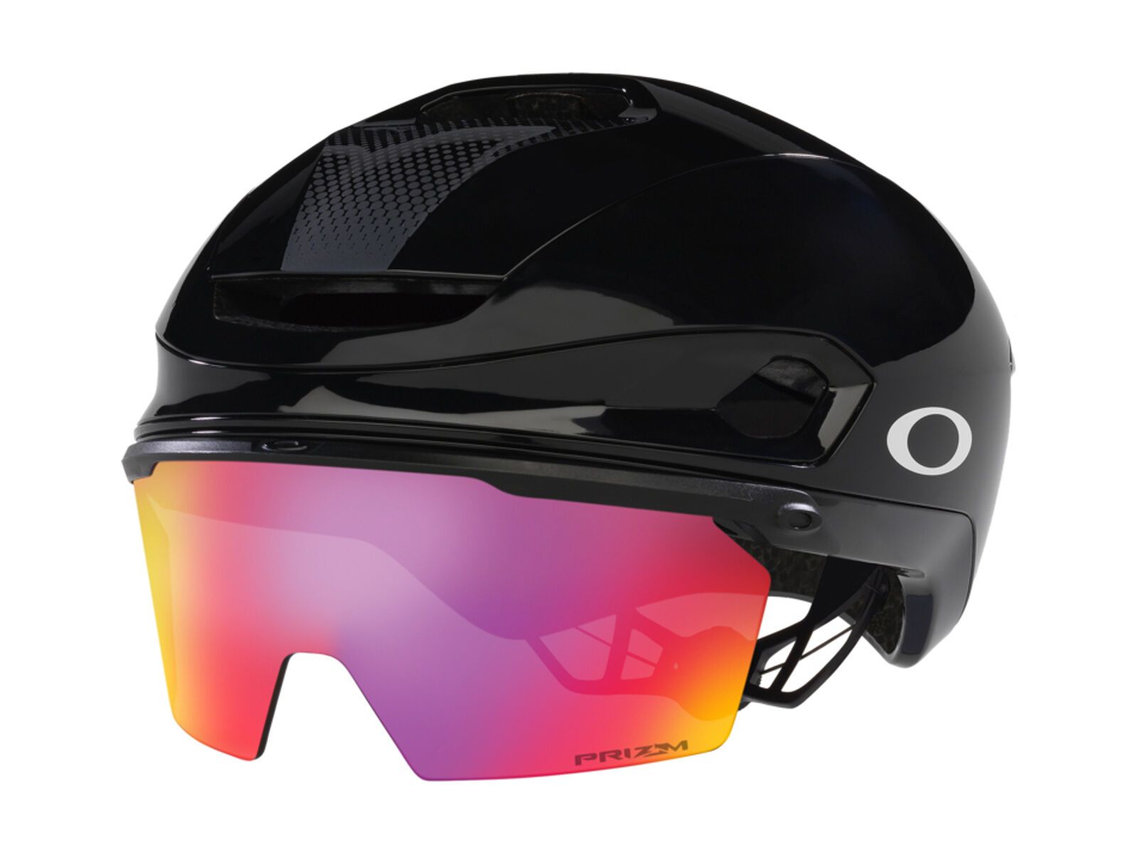 Oakley ARO7 Road I.C.E., black gloss ice reflective/prizm road - Bild 1