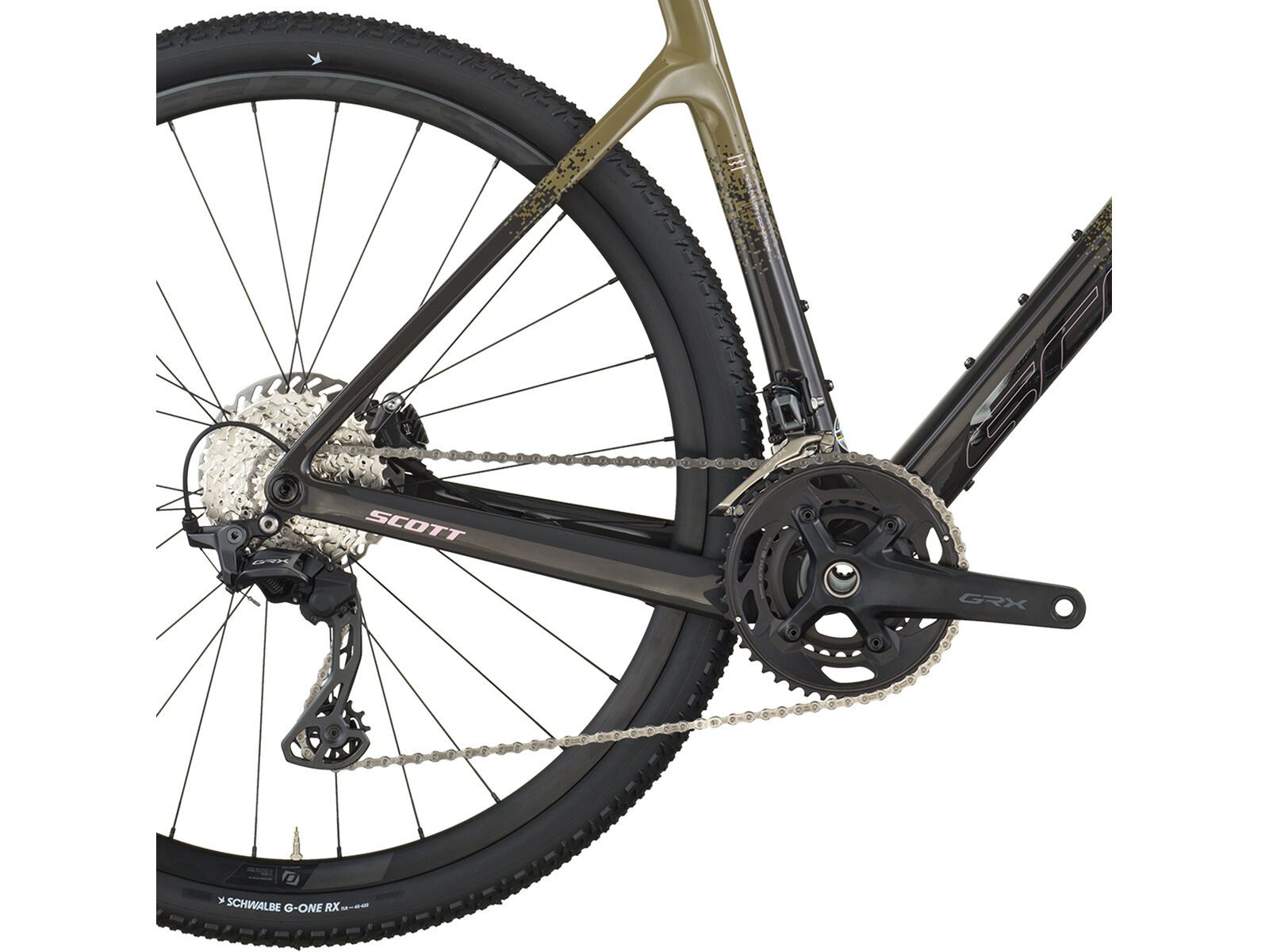 Scott Addict Gravel 40, kaki green/carbon black - Bild 4