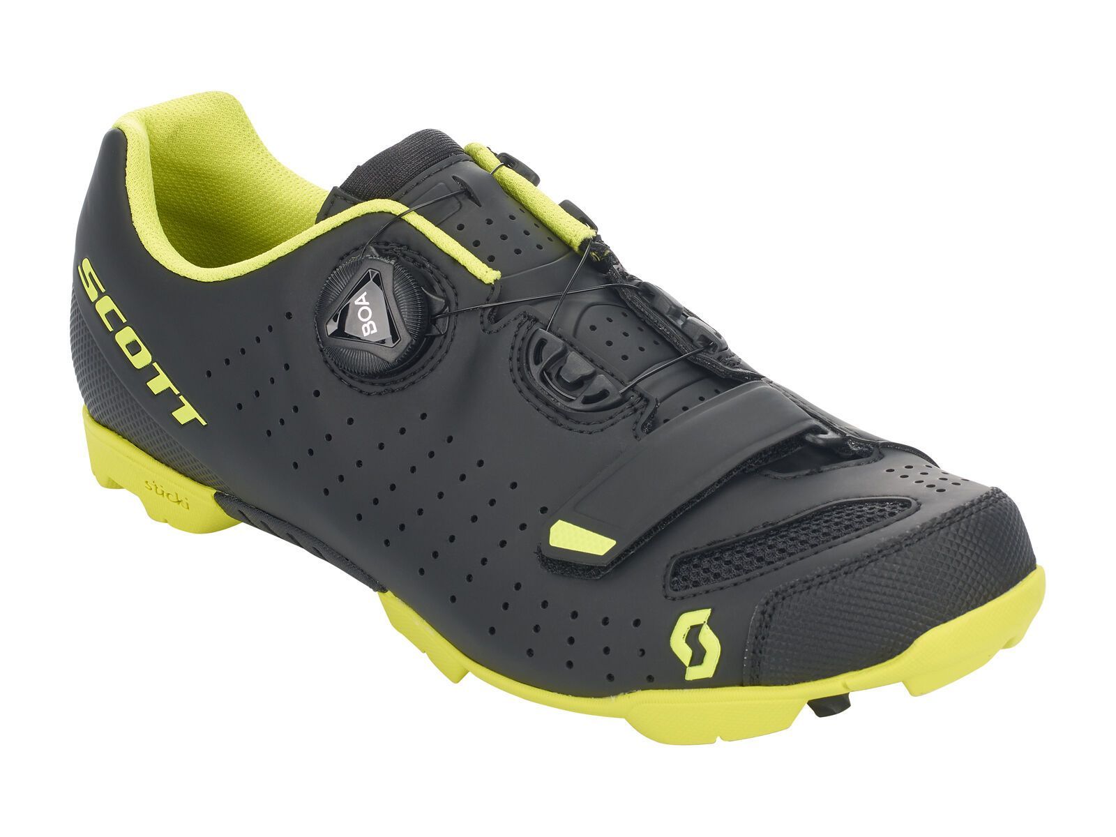 Scott MTB Comp BOA Shoe, matt black/sulphur yellow - Bild 1