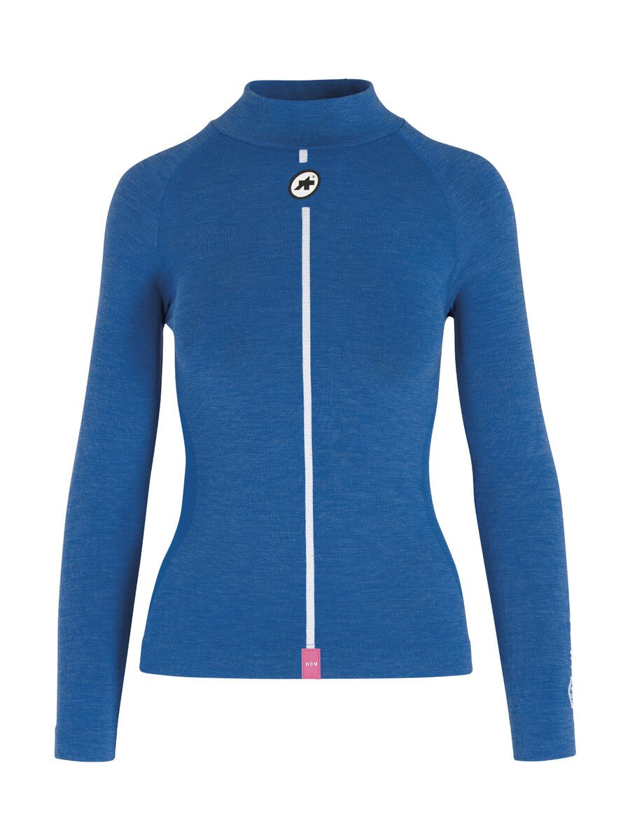 Assos Assosoires Women’s Ultraz Winter LS Skin Layer, calypso blue - Bild 1